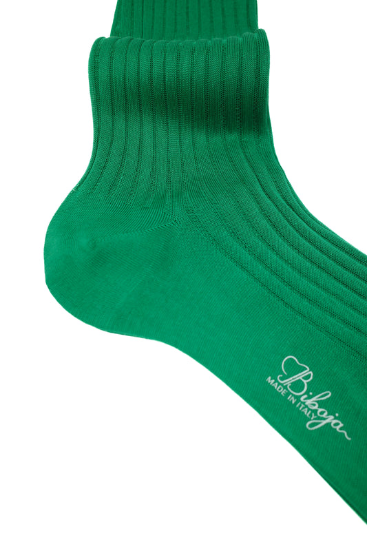 Emerald Green Cotton Socks