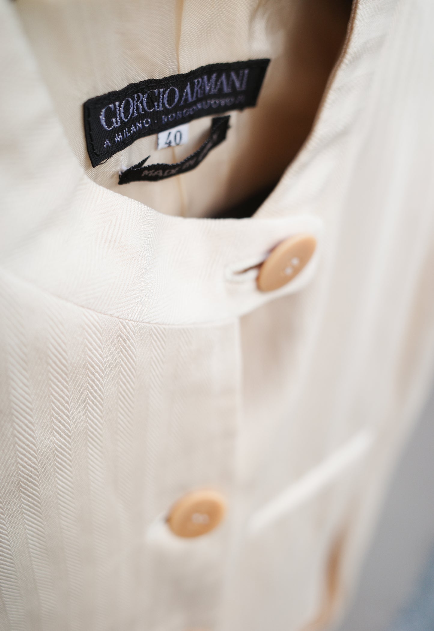 Vintage black label Giorgio Armani jacket