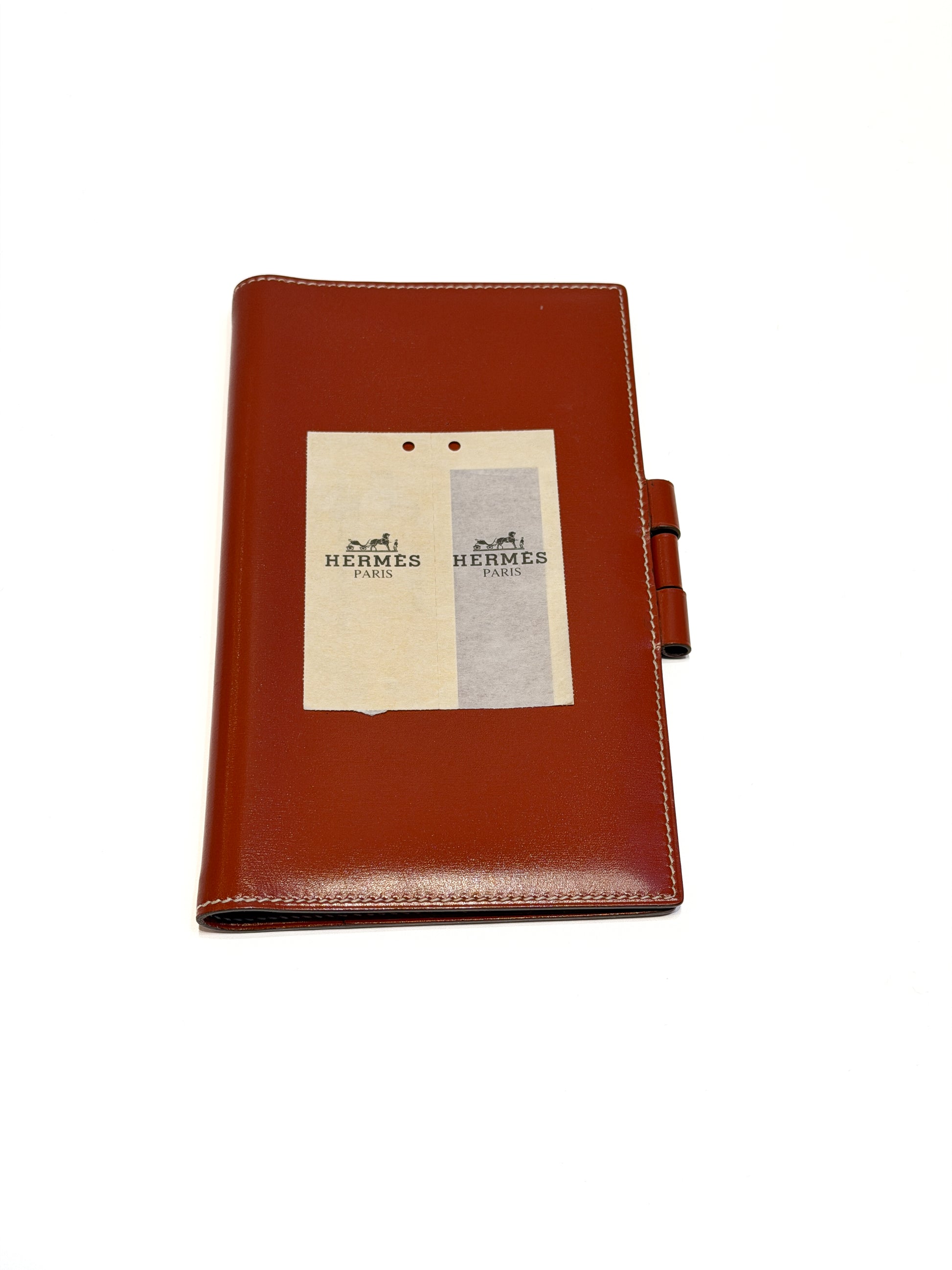 Burgundy Hermès agenda cover