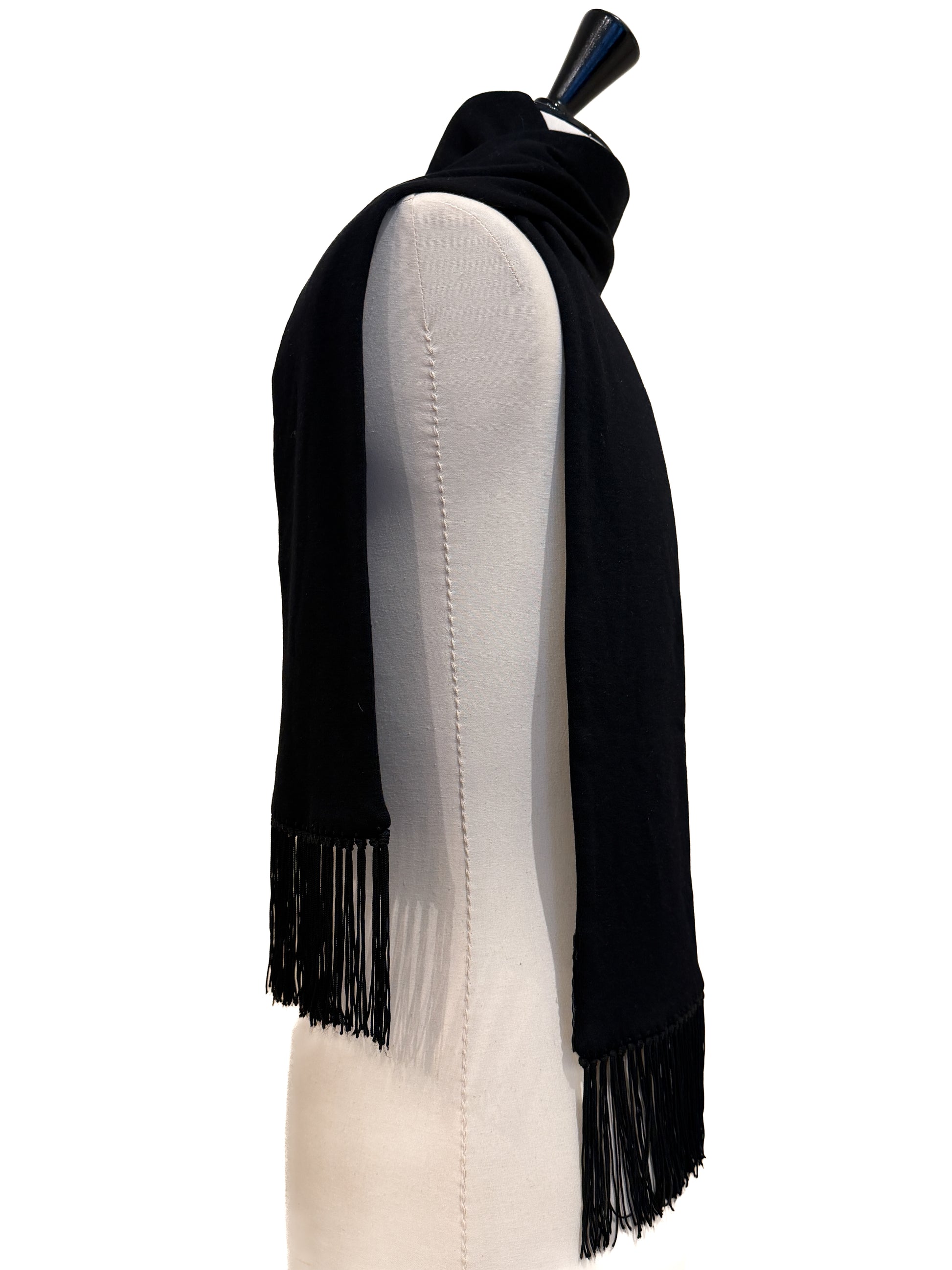 1990s Giorgio Armani black label scarf